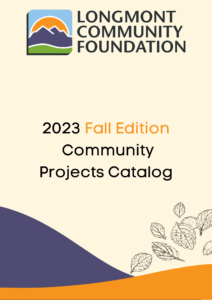 2023 Fall Edition Community Projects Catalog title page
